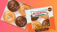 The returning Reese’s Peanut Butter doughnuts can be availed across the U.K. and Ireland for a limited time until September 3 (Image via Krispy Kreme)